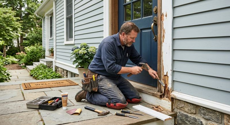 Exterior Wood Door Restoration