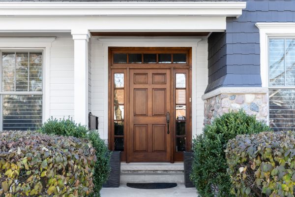 Exterior Wood Door Restoration Service