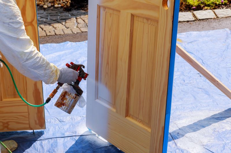 Painting a Wooden Door